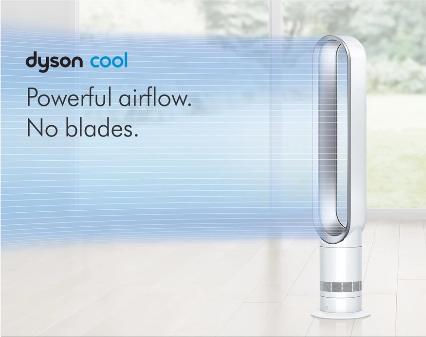 【Limited-Time Offer】Dyson Cool™ Tower Fan AM07 (White/Silver)