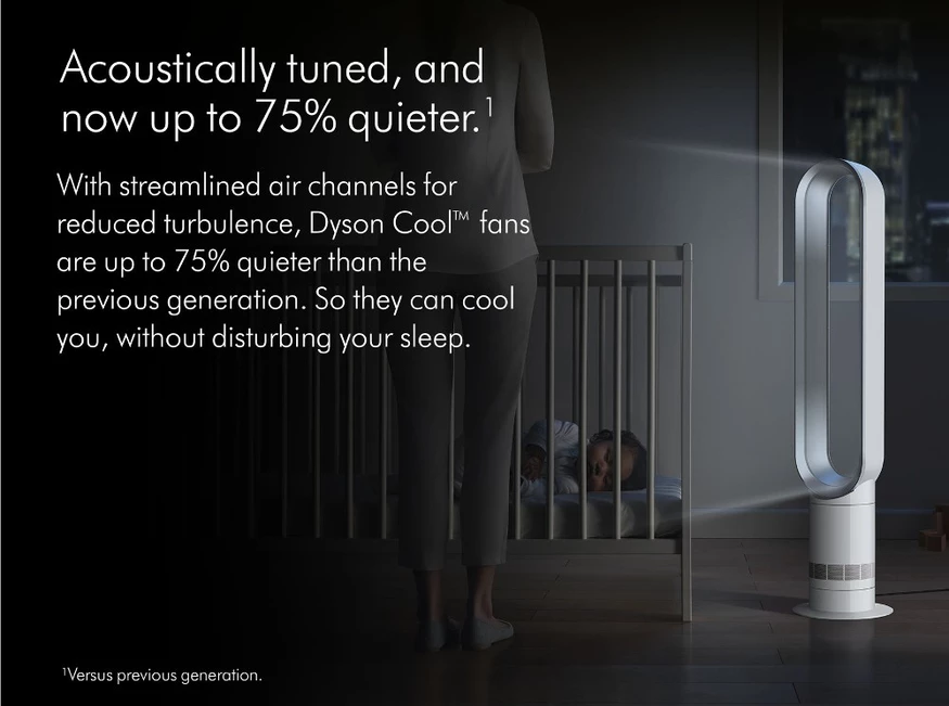 【Limited-Time Offer】Dyson Cool™ Tower Fan AM07 (White/Silver)