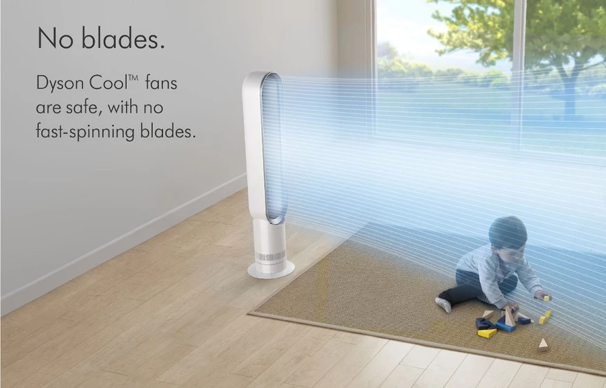【Limited-Time Offer】Dyson Cool™ Tower Fan AM07 (White/Silver)
