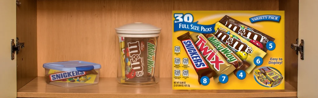 M&M's, Snickers and More Chocolate Candy Bars, Variety Pack, 30-count