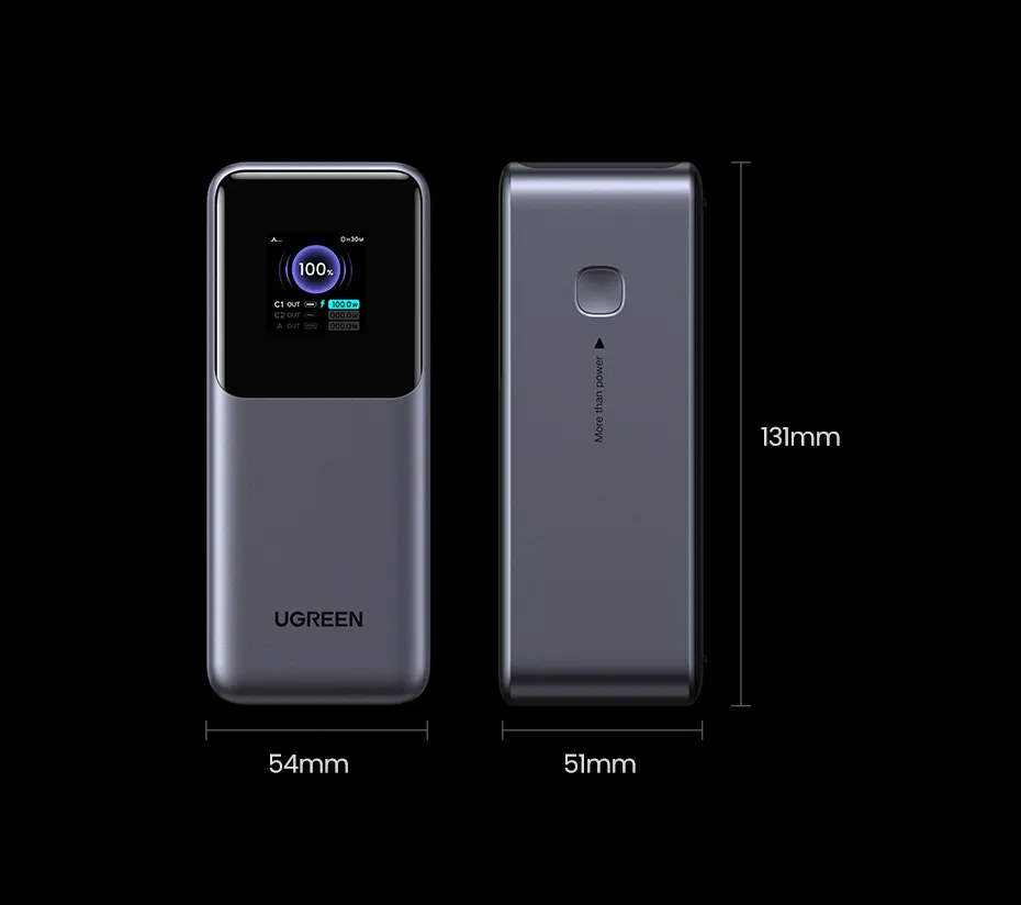 【limited Sales】20000mAh 130W Power Bank Fast Charge with Smart Digital Display