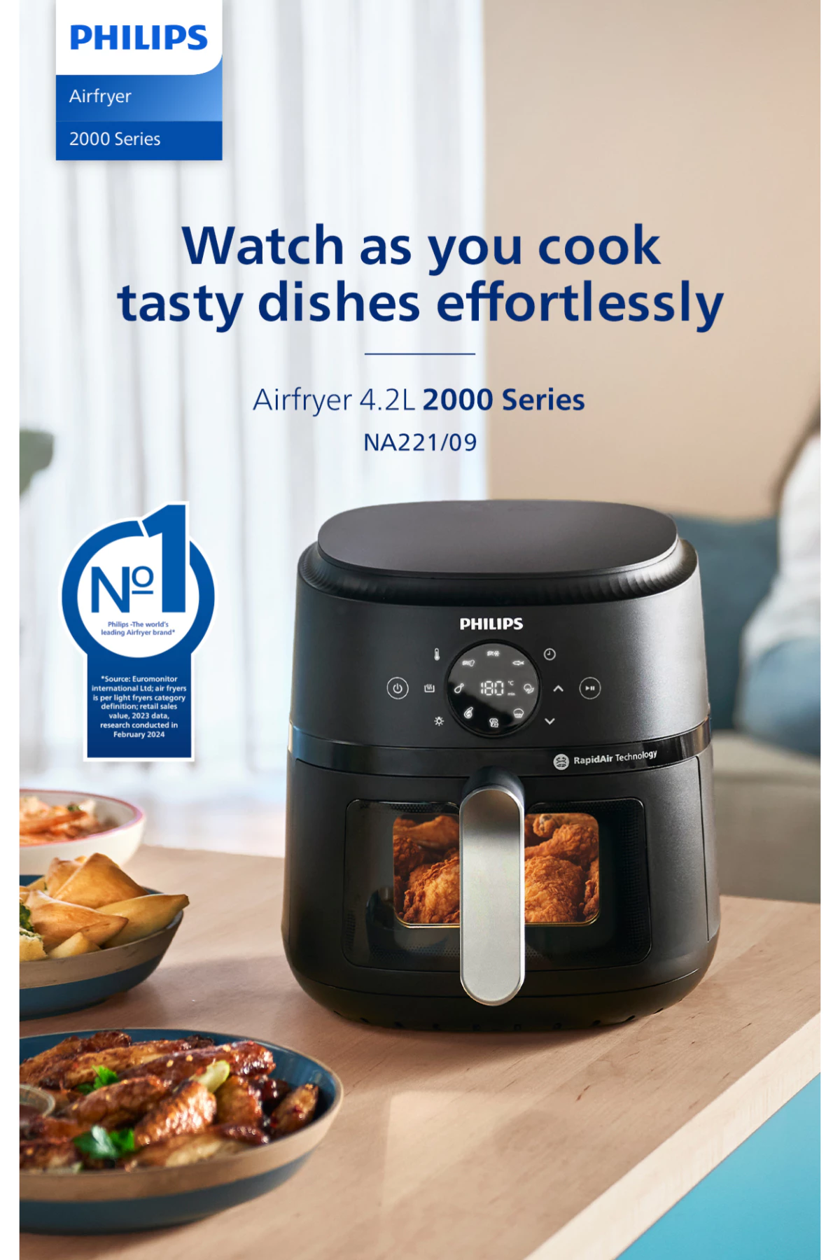 Philips NA221/09 | 13-in-1 Multi-Functional Air Fryer