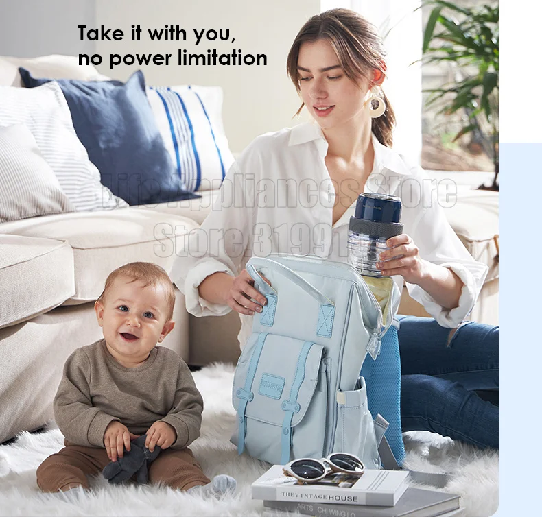 2000mAhMini Electric Branch Shredder with Rechargeable Battery