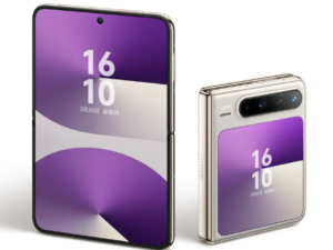 Pura X – Foldable featured 16:10 display smartphone
