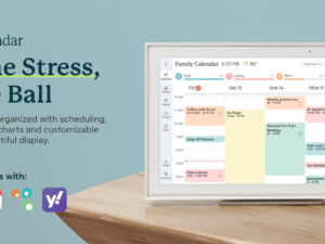 Skylight Calendar: 15-inch Wall Planner Digital Calendar & Chore Chart. Smart Touchscreen Interactive Display for Family Schedules – Wall Mount Included. Great for Organizing Your 2026 Calendar