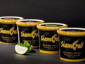 SIAM CRAB - BACKFIN CRAB MEAT (227G) | CHILLED CRAB | HALAL | WILD CAUGHT BLUE SWIMMER CRAB