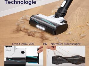 Levoit LVAC-200 Cordless Stick Vacuum LSV-V201-WUK White UK