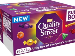 【Flash Sale】Quality Street -Assorted Chocolates Bulk Sharing Pack 2 KG | Chocolate Gift,Chocolates, Toffees And Fruit Cremes,Christmas Chocolate Gift,Bulk Christmas Chocolate,Chocolate Gift,Sharing Chocolate