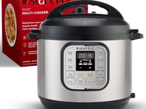 Instant Pot Duo 7-in-1 Mini Electric Pressure Cooker. Slow Rice Cooker. Steamer. Sauté. Yogurt Maker. Warmer & Sterilizer. Includes Free App with over 1900 Recipes. Stainless Steel. 3 Quart