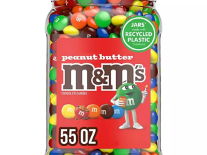 M&M'S Peanut Butter Milk Chocolate Candy, 55 oz.