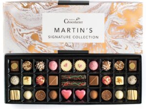 【Flash Sale】Martin’s Chocolatier Signature Collection | Luxury Handmade Chocolate Box | 30 Belgian Chocolates, 15 Assorted Flavours | Ideal Present for Special Occasions (Artisan)