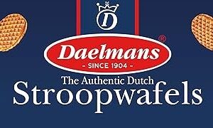 【Limited-Time Offer】Daelmans Caramel Waffles – 39g x 24 Pieces (Single-Serve Packs) in a Box – Authentic Dutch Caramel Waffles – Stroopwaffles