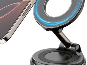 2025 Newest 360° Adjustable Vacuum Magnetic Suction Cup Phone Holder Mount