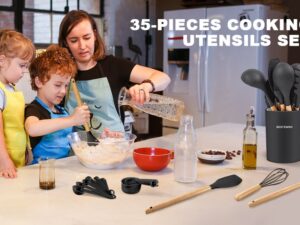 Cooking Utensils Set- 35 PCs Kitchen Utensils with Grater