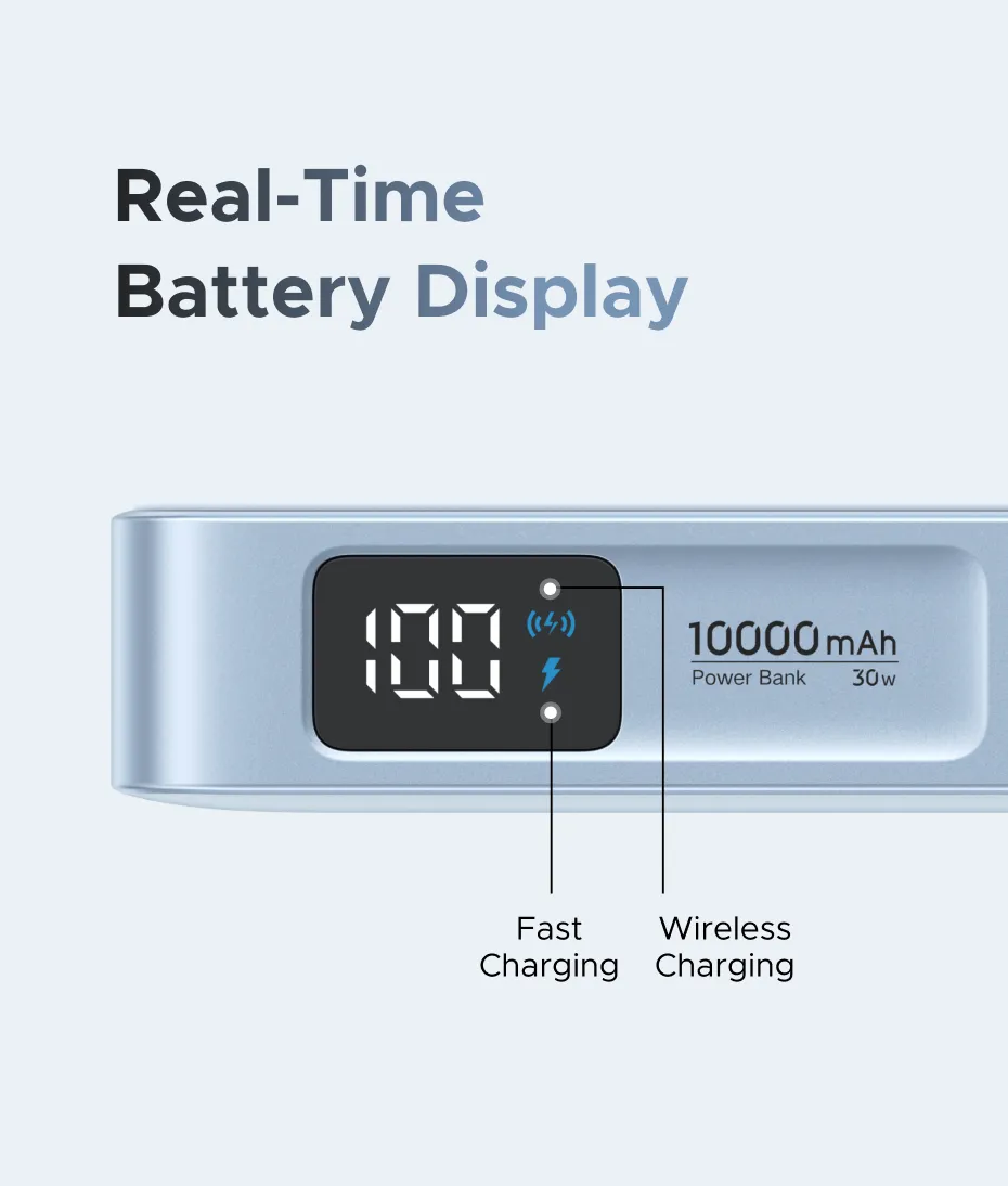 UGREEN 10000mAh Qi2 25W Magsafe Power Bank Wireless Charging Fast charging MagFlow Powerbank Built in Type-C Cable for iPhone 17 Series iPhone 16 Pro Max Qi2.2 Version