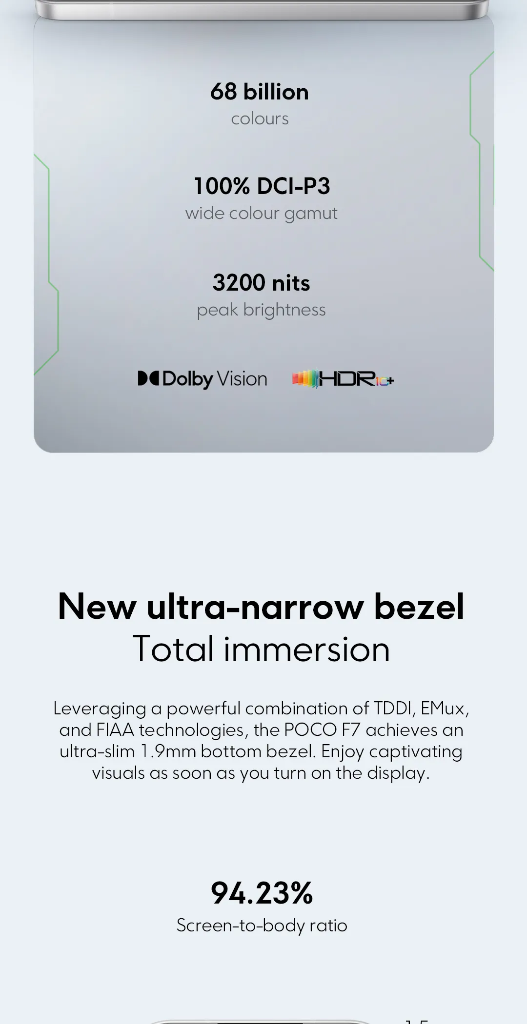 POCO F7 (Promotional product limited to 100 units)