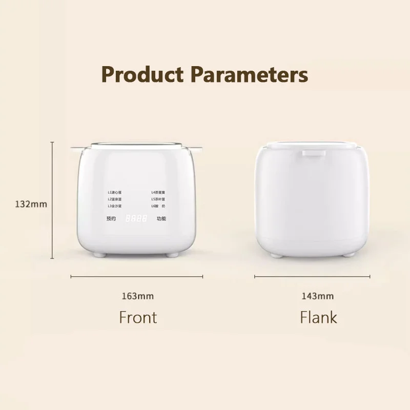 【sg-seller】🔥 Household Mini Egg Cooker - Auto Power-Off, 7 Modes, Breakfast Cooker, 3-Pin Plug