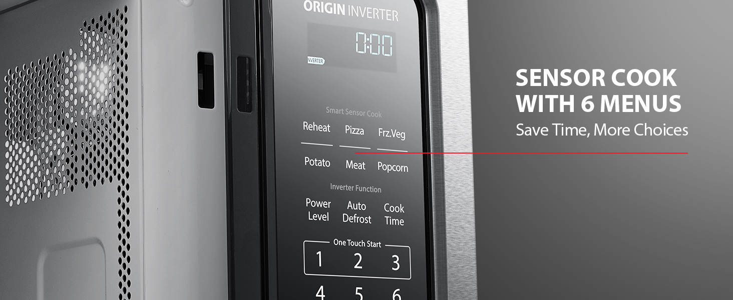 TOSHIBA ML-EM45PIT(BS) Countertop Microwave Oven with Inverter Technology. Kitchen Essentials. Smart Sensor. Auto Defrost. 1.6 Cu.ft. 13.6 Removable Turntable. 33lb.&1250W. Black Stainless Steel