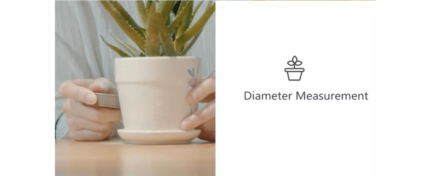 HomeMagician 324 Ft Electronic Digital Tape Measure with LCD Display Digital Ruler Rechargeable Small Smart Rolling Measuring Tool for Flat Curved Diameter Odd Shape Ideal Surprise for You