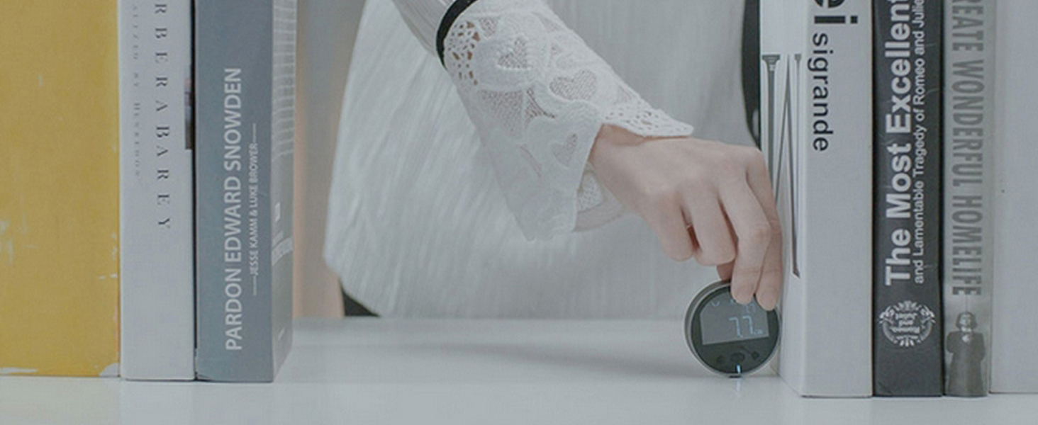 HomeMagician 324 Ft Electronic Digital Tape Measure with LCD Display Digital Ruler Rechargeable Small Smart Rolling Measuring Tool for Flat Curved Diameter Odd Shape Ideal Surprise for You