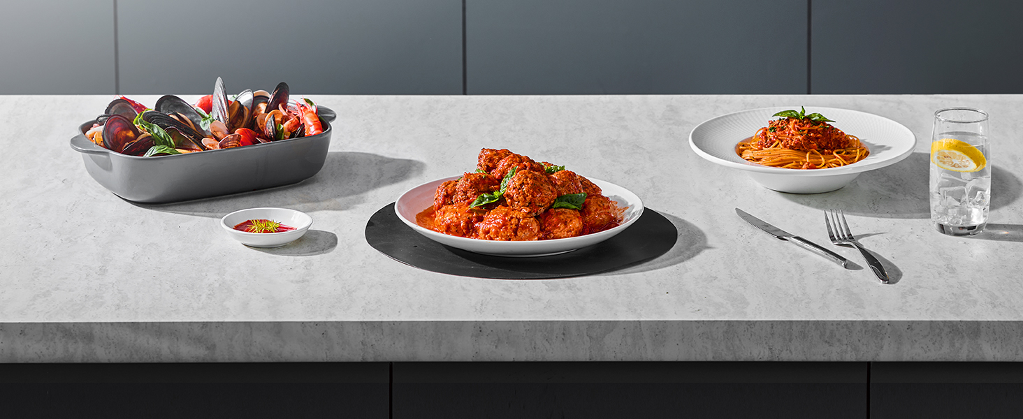 TOSHIBA ML-EM45PIT(BS) Countertop Microwave Oven with Inverter Technology. Kitchen Essentials. Smart Sensor. Auto Defrost. 1.6 Cu.ft. 13.6 Removable Turntable. 33lb.&1250W. Black Stainless Steel