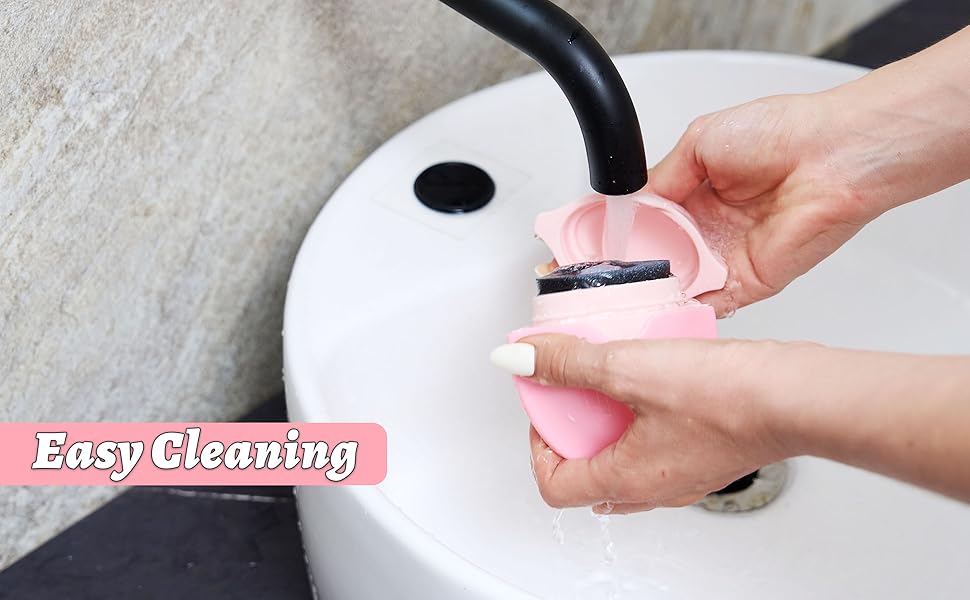 Sunscreen Applicator for Kids with Roller Ball & Soft Sponge - Refillable. Spill-Proof. Travel Size (1.85 oz) - Easy Sunscreen Roll-On for Children. No Mess Baby Sun Lotion Brush