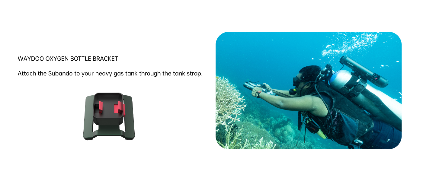 Waydoo Subnado Underwater Scooter Black and Red Special Version