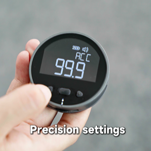 HomeMagician 324 Ft Electronic Digital Tape Measure with LCD Display Digital Ruler Rechargeable Small Smart Rolling Measuring Tool for Flat Curved Diameter Odd Shape Ideal Surprise for You