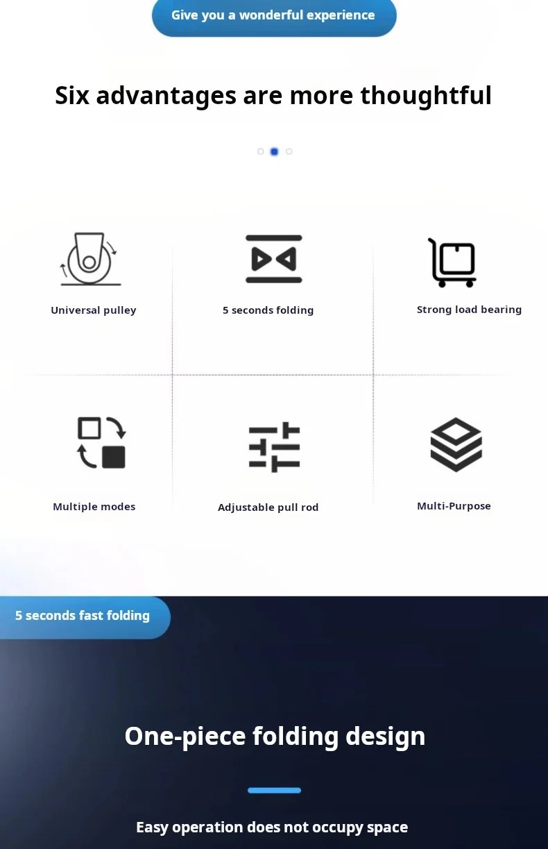 Multi-Purpose Foldable Cart | Supermarket, Pet, and Outdoor Use