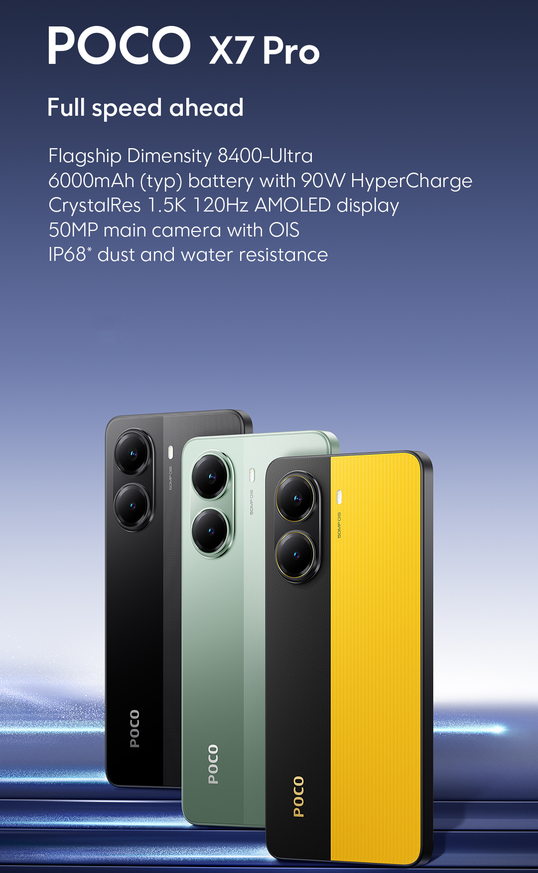 POCO X7 Pro - 90W fast charging ⚡ 6000 mAh battery 🔋 12GB + 512GB | Official clearance sale - only RM 99.9 - Ships to Selangor 🚚 Only 100 units left