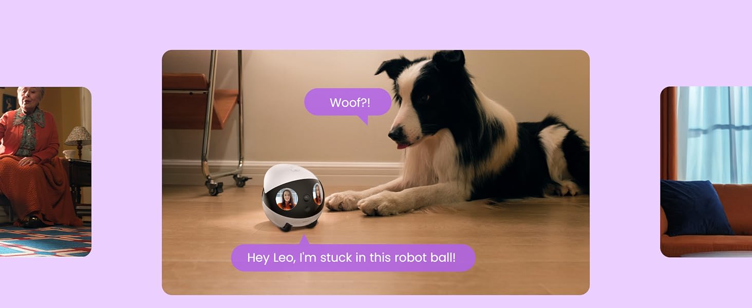 Enabot EBO Air 2 Plus FamilyBot 3K Home Camera Robot: Indoor Camera. Movable Robot Companion. 2-Way Video. AI Chat Mode. Auto-Recharge. Long Battery Life. Custom Facial Image. Night Vision