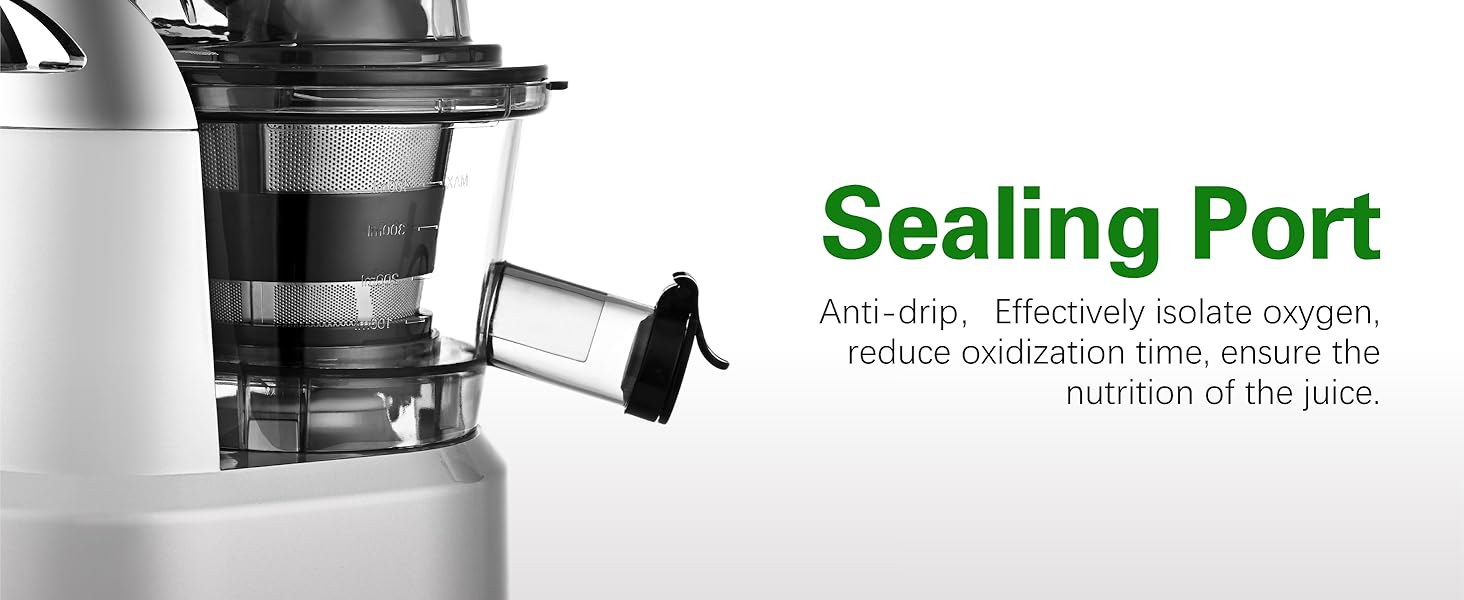 Cold Press Juicer Machines. Kitchen in the Box Slow Masticating Juicers Machine.3.26inch Large Wide Feed Chute Fit Whole Fruits & Vegetables.BPA Free.Easy to Clean (Bright Red)