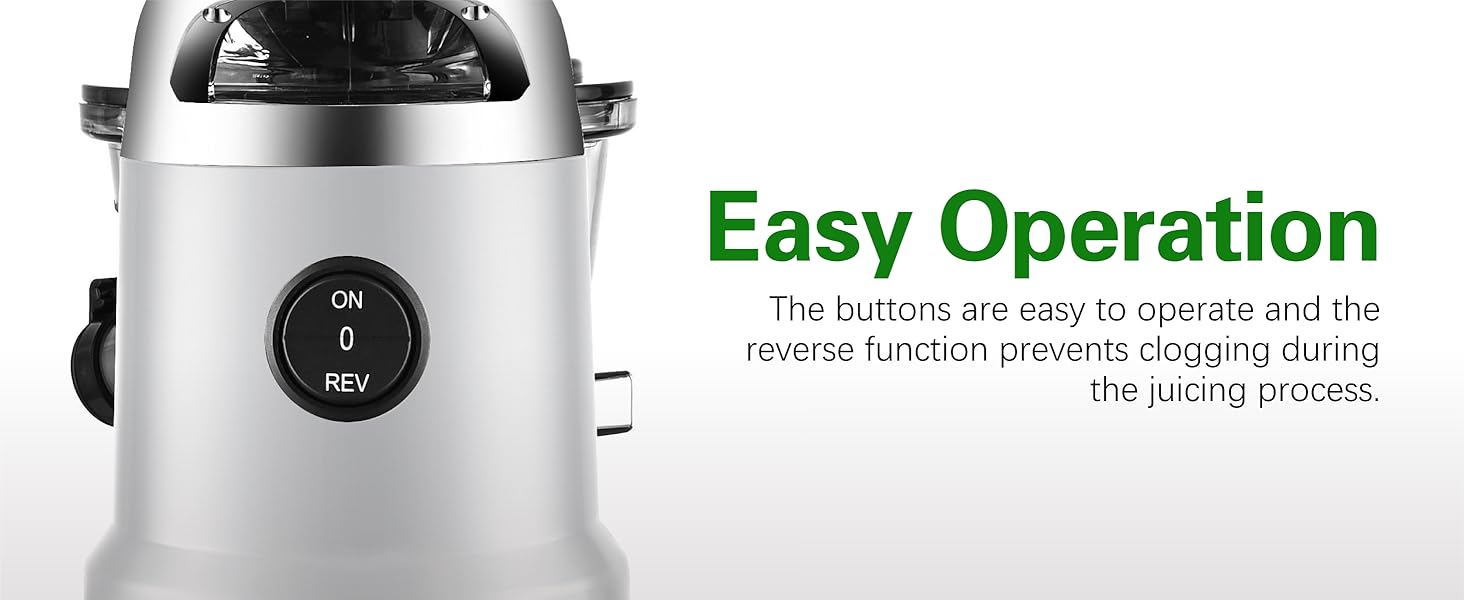 Cold Press Juicer Machines. Kitchen in the Box Slow Masticating Juicers Machine.3.26inch Large Wide Feed Chute Fit Whole Fruits & Vegetables.BPA Free.Easy to Clean (Bright Red)