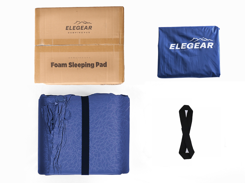 Elegear Self Inflating Sleeping Pad, 3.18'' Ultra-Thick Memory Foam Camping Pad with Pillow, 20s Fast Inflating Camping Mattress Pad, 4-Season Insulated Camp Sleeping Mat for Camping/Travel/Tent/Car