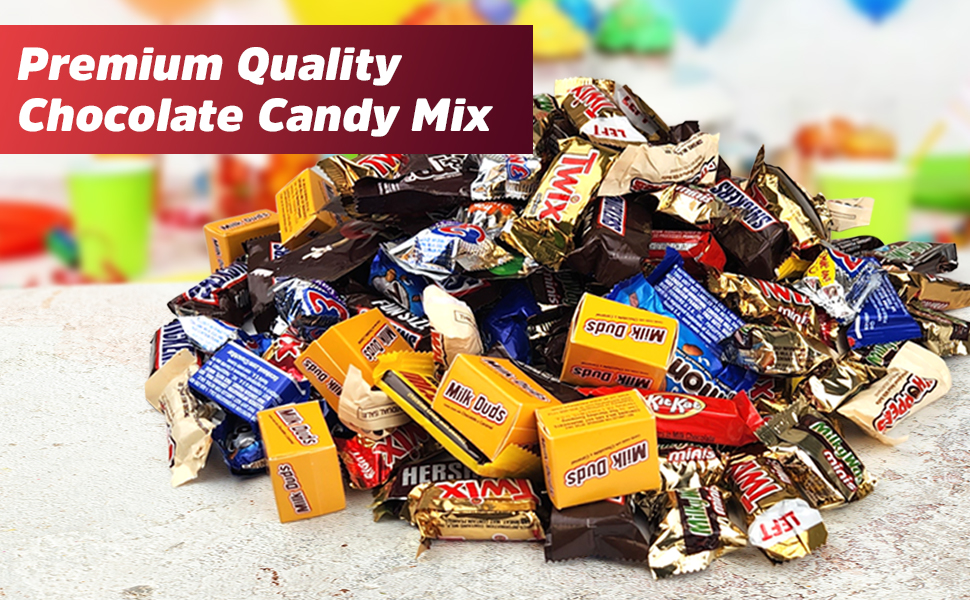 Assorted Chocolate Bulk Box (5-6 Pounds, 150 Pieces)