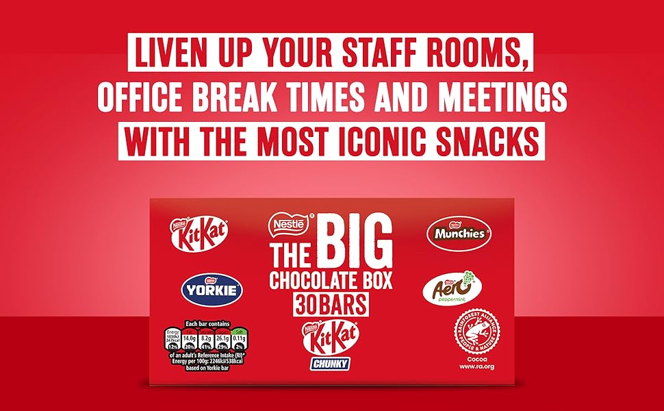 【Limited-Time Flash Sale】Nestlé 30-Bar Chocolate Bar Gift Box (1.3kg)