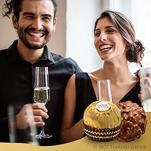 【Limited-Time Offer】Ferrero Assorted Premium Delicious Chocolates, 18.2 oz (48 Pieces) – Including Hazelnut Milk Chocolate, Dark Chocolate and Coconut Flavors
