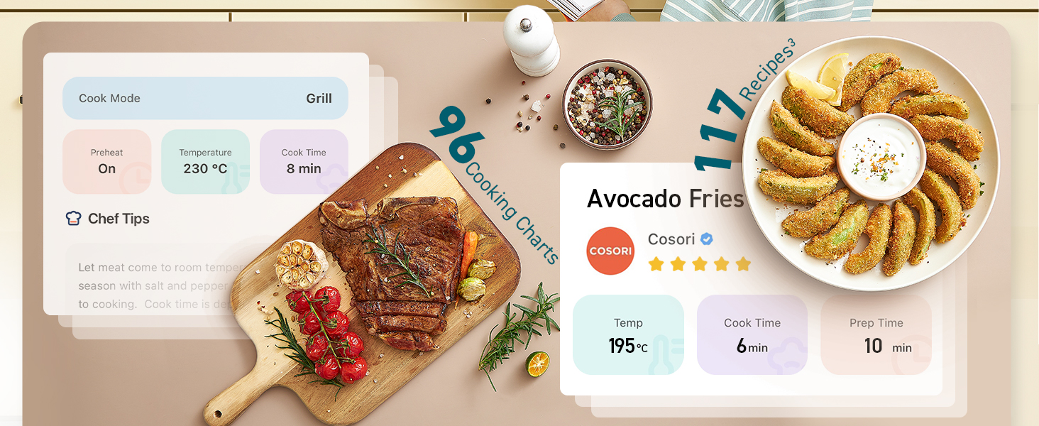 COSORI Air Fryer TurboBlaze, 6L Compact Design