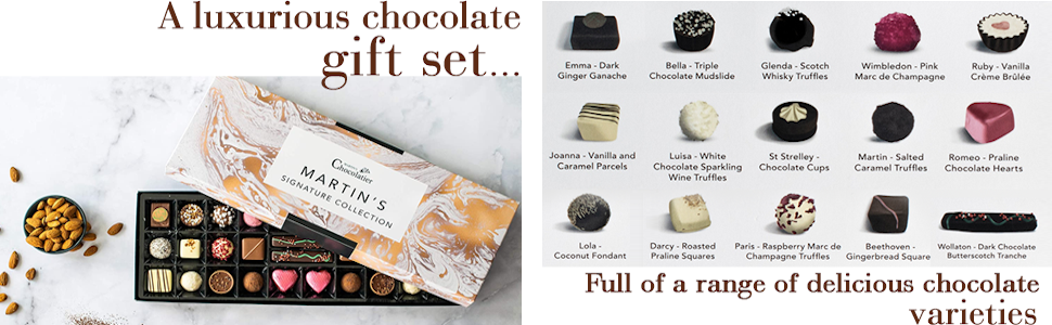 【Limited-Time Offer】Martine Chocolate Master's Selection | Luxury Handmade Chocolate Gift Box | 30 Belgian Chocolates, 15 Flavors | Ideal Gift for Special Occasions (Craftsmanship at Its Finest)