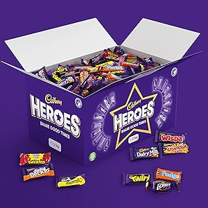 【Limited-Time Offer】Cadbury Hero Chocolate Sharing Pack 2kg | Halloween Limited Edition, Individually Wrapped Milk Chocolate
