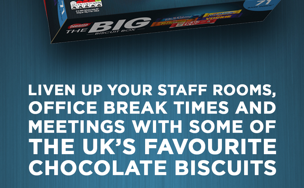 【Flash Sale】Nestlé Chocolate Assortment - 1.4kg, 71 Chocolate Bars, Extra-Large Cookie Tin