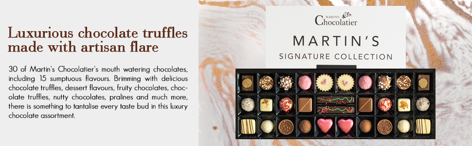 【Limited-Time Offer】Martine Chocolate Master's Selection | Luxury Handmade Chocolate Gift Box | 30 Belgian Chocolates, 15 Flavors | Ideal Gift for Special Occasions (Craftsmanship at Its Finest)