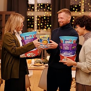 【Flash Sale】Assorted Christmas Chocolate Tubs Selection - Pack of 5 - Bulk Buy of Roses, Heroes, Quality Street, Celebrations Chocolate Pralines & 1 Terry's Orange Chocolate with Topline Card for Chocolate Gifts