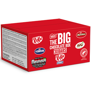 【Limited-Time Flash Sale】Nestlé 30-Bar Chocolate Bar Gift Box (1.3kg)