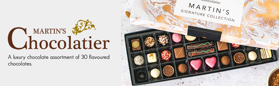 【Limited-Time Offer】Martine Chocolate Master's Selection | Luxury Handmade Chocolate Gift Box | 30 Belgian Chocolates, 15 Flavors | Ideal Gift for Special Occasions (Craftsmanship at Its Finest)