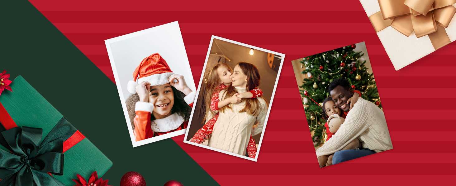 Liene White M200 4x6'' Photo Printer Battery Edition. Wireless Photo Printer for iPhone Android. Dye Sublimation Printing Full-Color Photo 20-Sheet. Portable Picture Printer Ideal for Travel Home Use