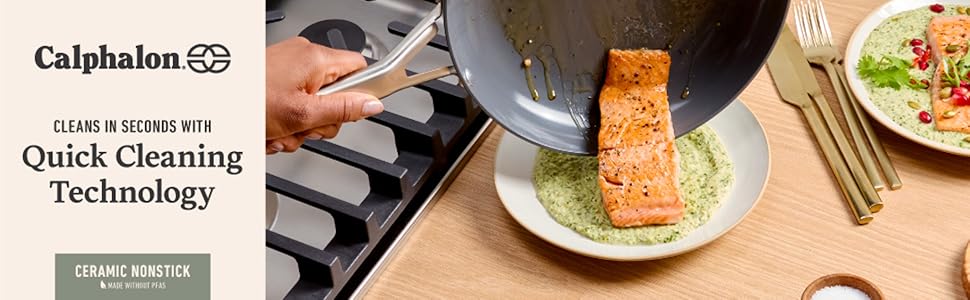 Calphalon® Ceramic Nonstick 12-pc. Cookware Set