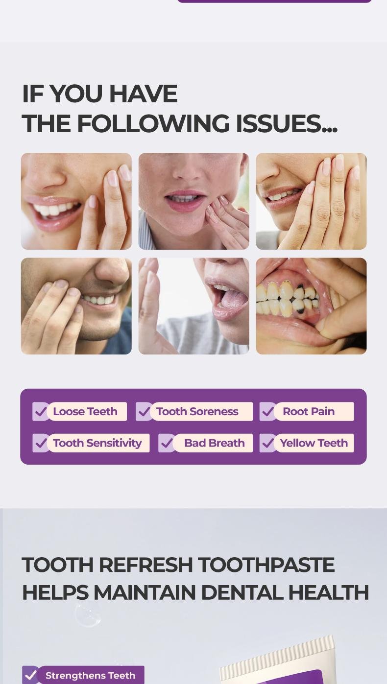 š„Oral Care Toothpaste. Fresh Breath. Prevent Tooth Loss. Natural Ingredients. Gentle CareāFast Shipping Worldwide