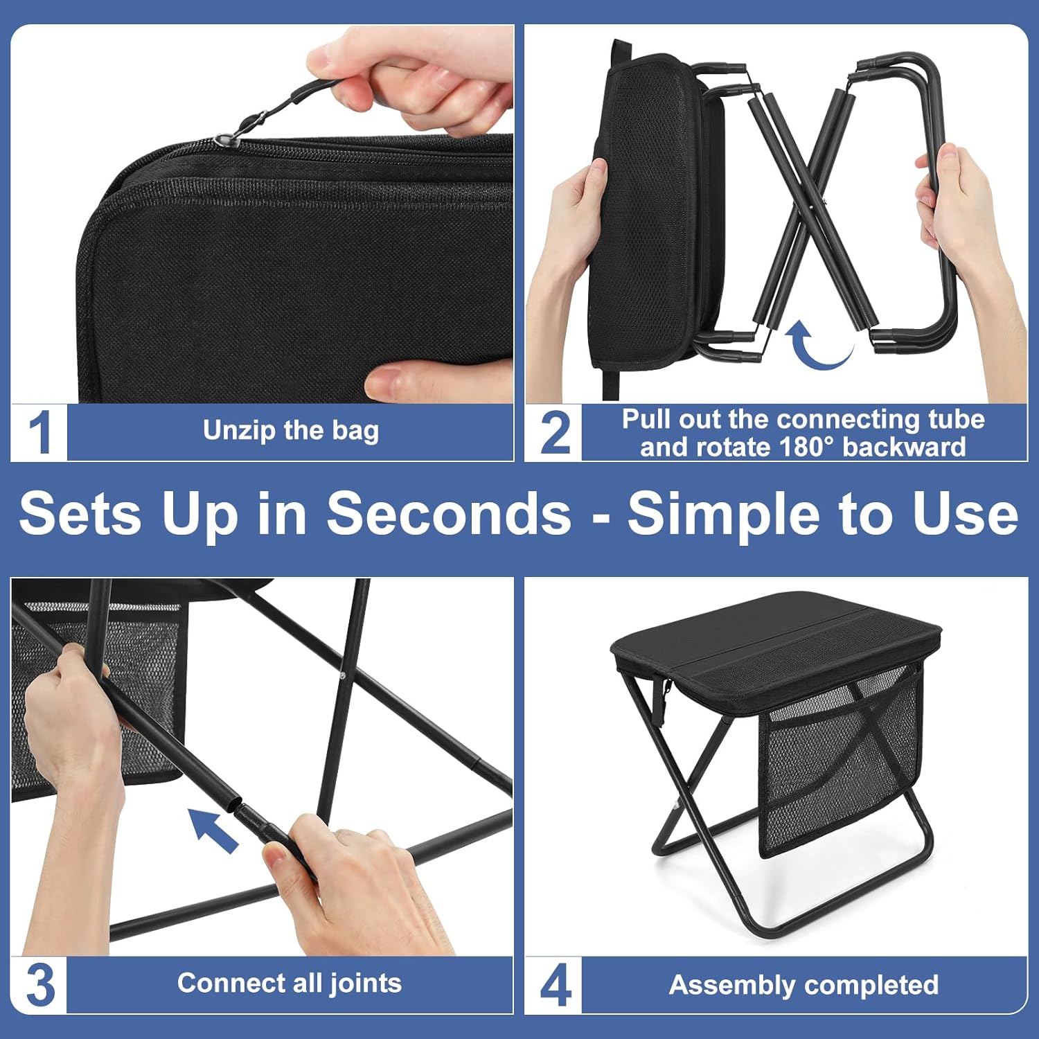 đ„Limited Time 49% OffâšPortable Folding Camping Stool